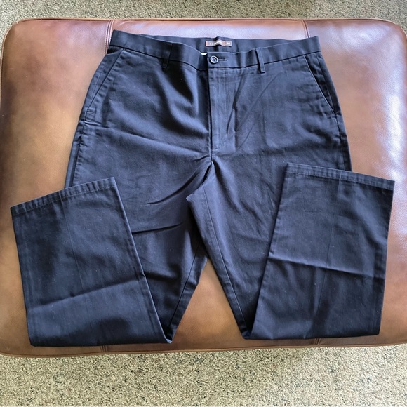 Dockers Pants Dockers D4 Mens Flat Front Hidden Pocket Chino Dress